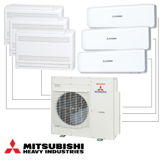 Външно тяло на мултисплит система Mitsubishi Heavy Industries SCM125ZM-S