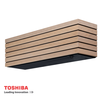 Инверторен климатик Toshiba Super Daiseikai 10 WOOD RAS-B10S4KVDG-E / RAS-10S4AVPG-E