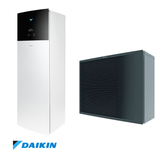 Високотемпературна термопомпа с водосъдържател Daikin Altherma ETVX16S18E9W7 + EPRA16DW1