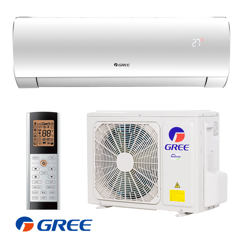 Инверторен климатик Gree Fairy II GWH12ACC-K6DNA1F - черен