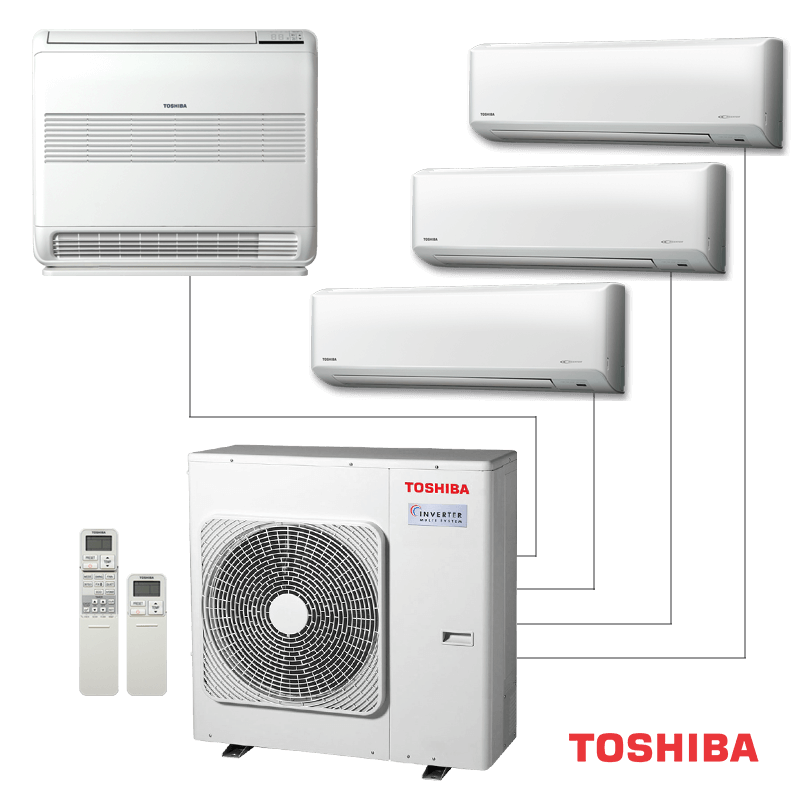 Външно тяло на мултисплит система Toshiba RAS-4M27G3AVG-E