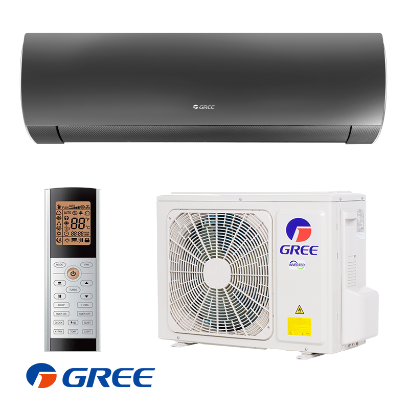 Инверторен климатик Gree Fairy GWH09ACC-K6DNA1A  - черен