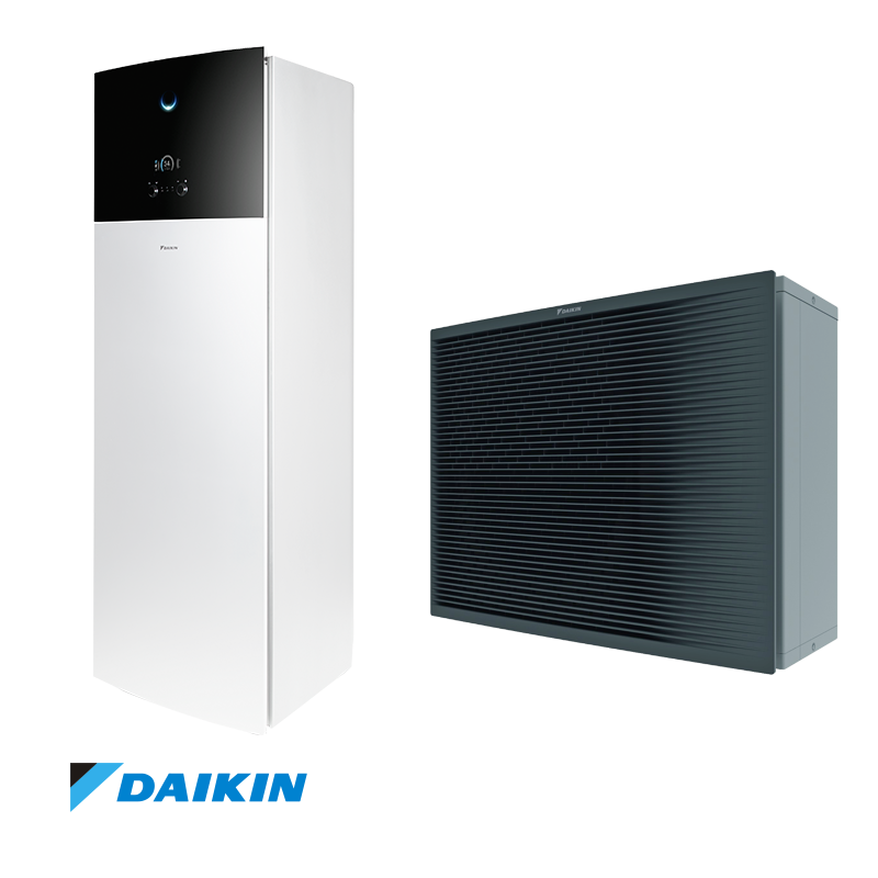 Високотемпературна термопомпа с водосъдържател Daikin Altherma ETVX16S18E9W7 + EPRA16DW1